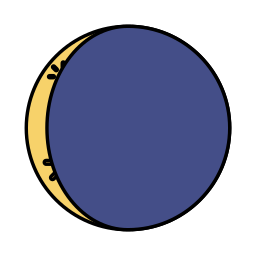 fase da lua Ícone