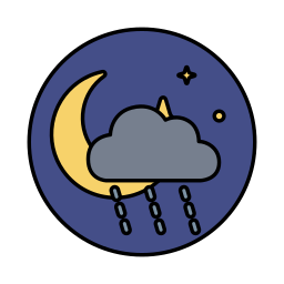 Ночной дождь иконка