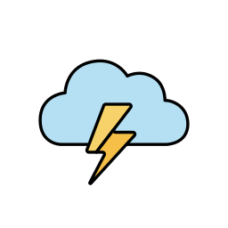 Thunder storm icon