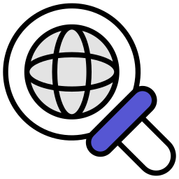 mondiaal onderzoek icoon