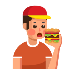 des hamburgers Icône