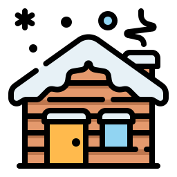 Деревянный домик иконка