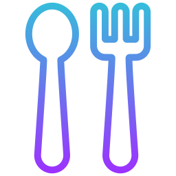 Fork and spoon icon