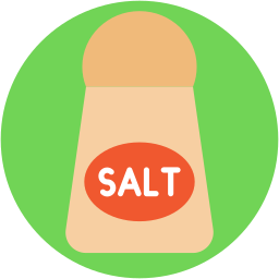 zout schudder icoon