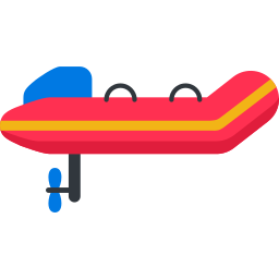 bateau gonflable Icône