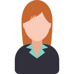 Office woman icon