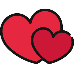 Two hearts icon