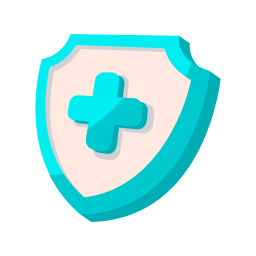 protección médica icono