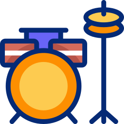 Барабанная установка иконка
