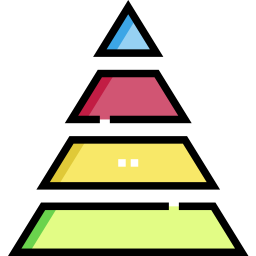 피라미드 형 차트 icon