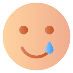 Happy tears icon