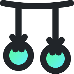 Gymnastic rings icon