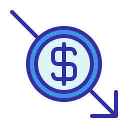 dólar icono
