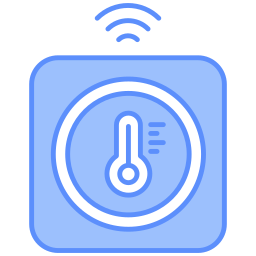 termostato intelligente icona