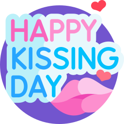 International kissing day icon
