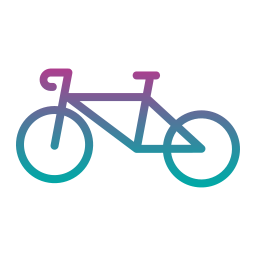 Mountain bicycle icon