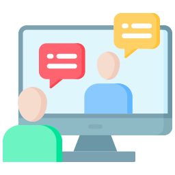 online-diskussion icon