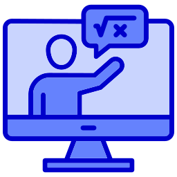 Online teaching icon