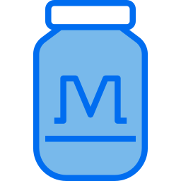 Milk bottle icon