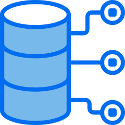 Almacenamiento de datos icono