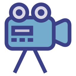 camara de video icono