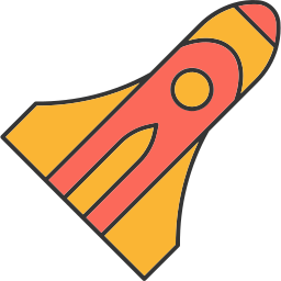 ruimte raket icoon