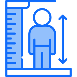 Height scale icon