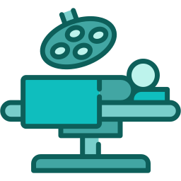 Surgical bed icon