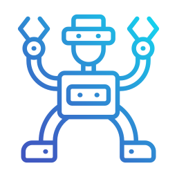 robot humanoïde Icône