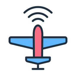 vehículo aéreo no tripulado icono