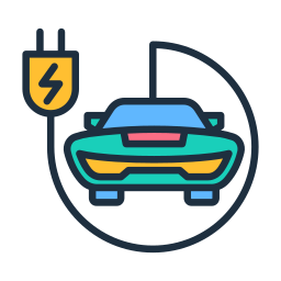elektrische voertuigen icoon