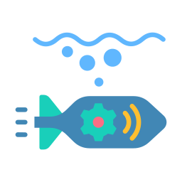 autonomiczna łódź podwodna ikona