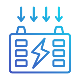 stockage d'energie Icône