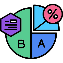 cirkeldiagram icoon