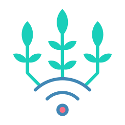 Smart agriculture icon