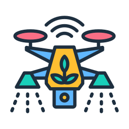 Drones for planting icon