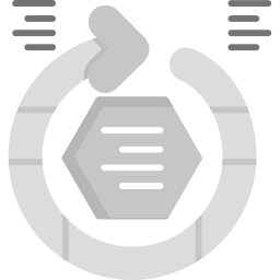 flecha circular icono