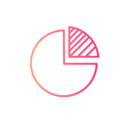 Pie analytics ikon