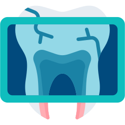 radiografía dental icono