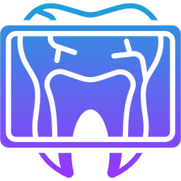 radiografía dental icono