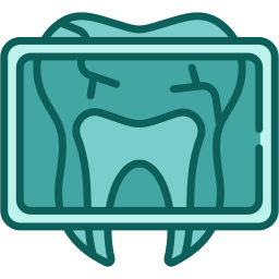 tandheelkundige röntgenfoto icoon