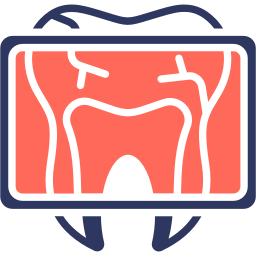 tandheelkundige röntgenfoto icoon