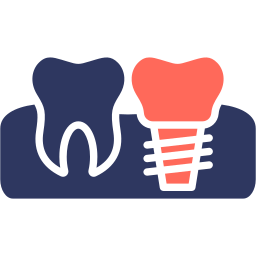 implantes dentales icono