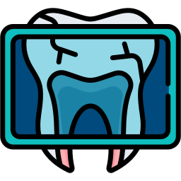 rentgen zębów ikona
