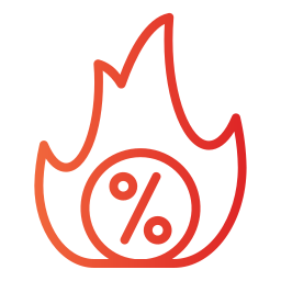 Hot fire icon