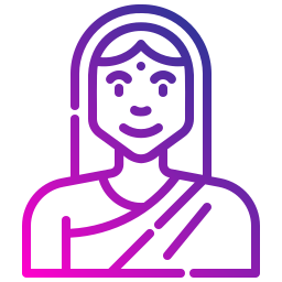 Индийская женщина иконка