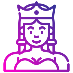 corona de reina icono