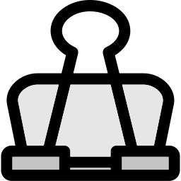 Binder clip icon