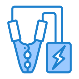 batterij-jumpers icoon