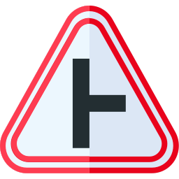 seitenstraße rechts icon